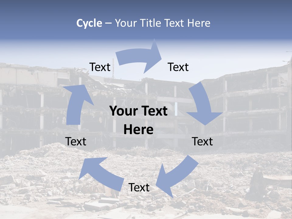 Demolish Debris Dismantling PowerPoint Template