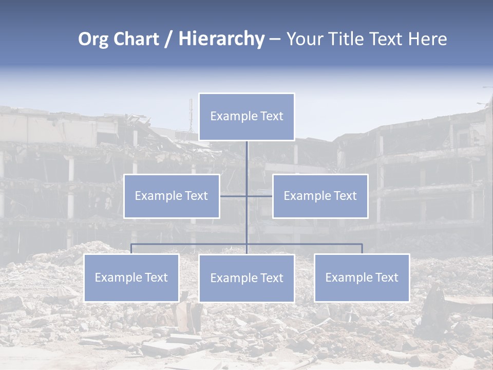 Demolish Debris Dismantling PowerPoint Template