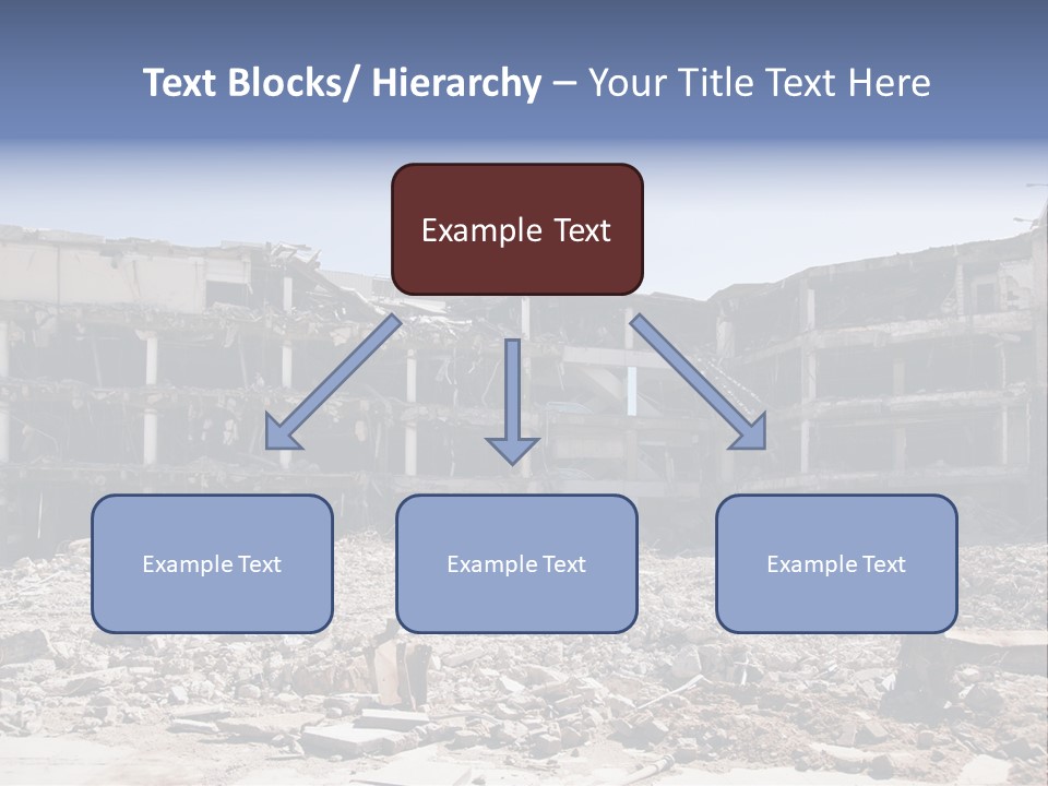 Demolish Debris Dismantling PowerPoint Template