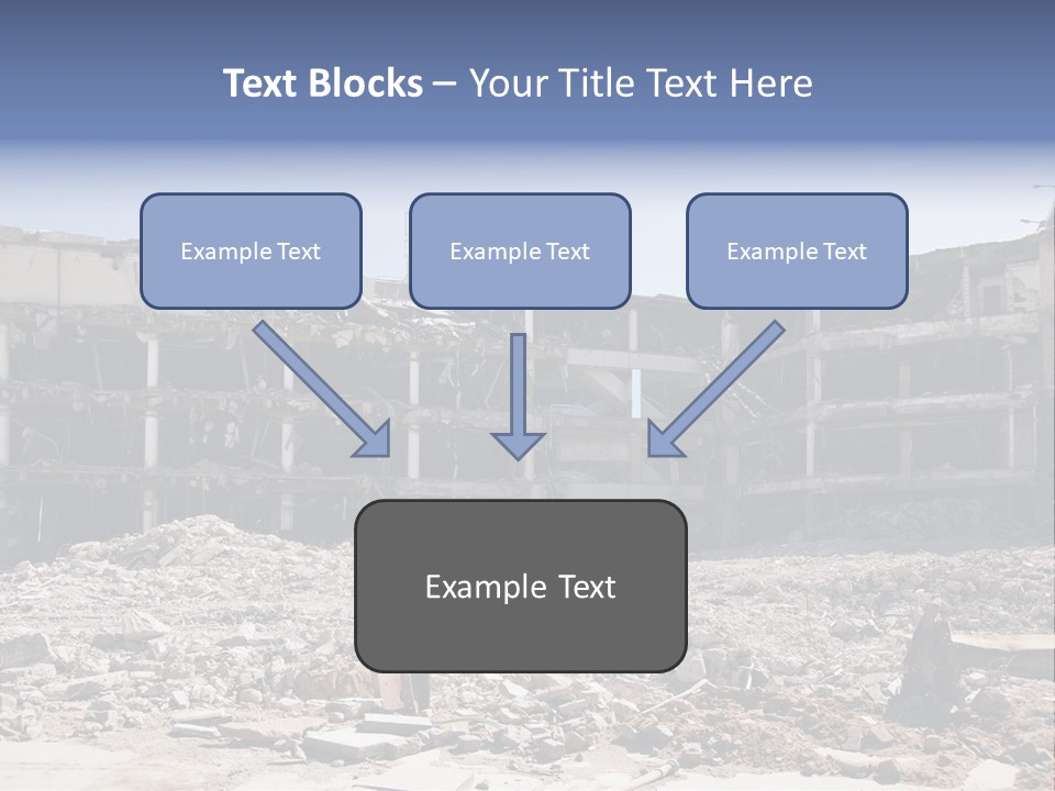 Demolish Debris Dismantling PowerPoint Template