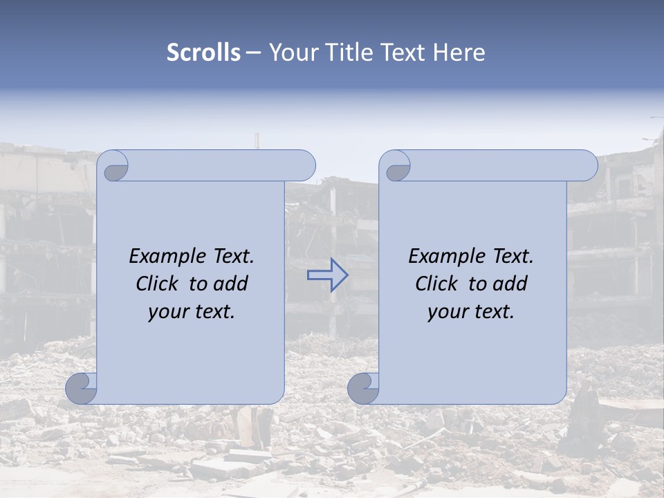 Demolish Debris Dismantling PowerPoint Template