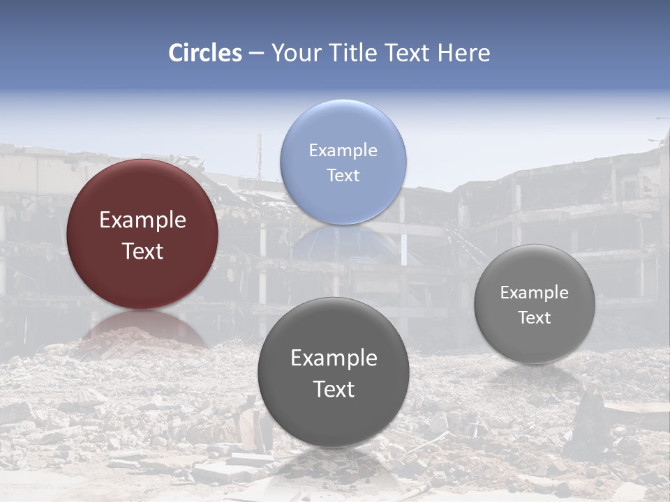 Demolish Debris Dismantling PowerPoint Template