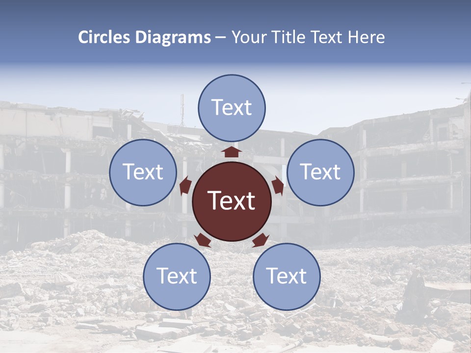 Demolish Debris Dismantling PowerPoint Template
