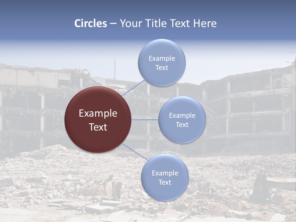 Demolish Debris Dismantling PowerPoint Template