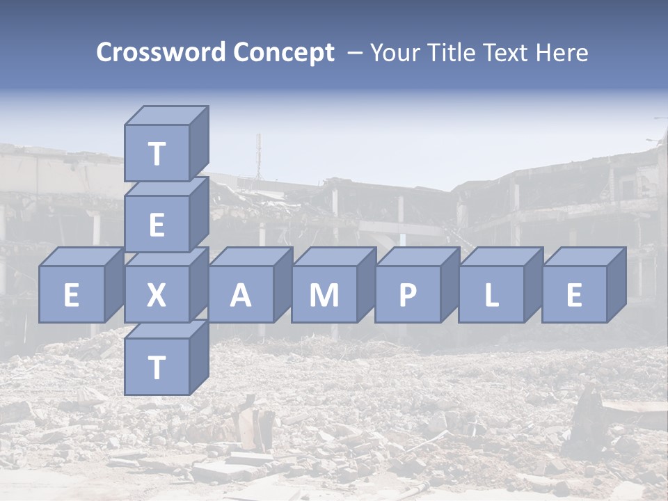Demolish Debris Dismantling PowerPoint Template
