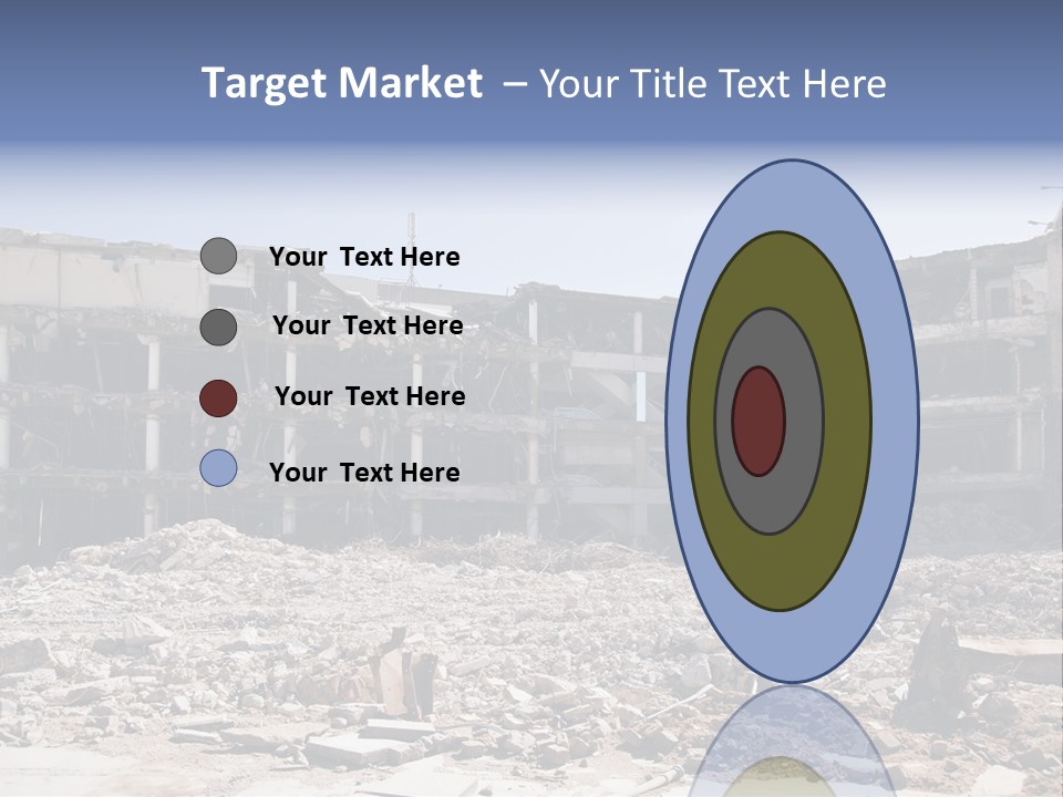 Demolish Debris Dismantling PowerPoint Template