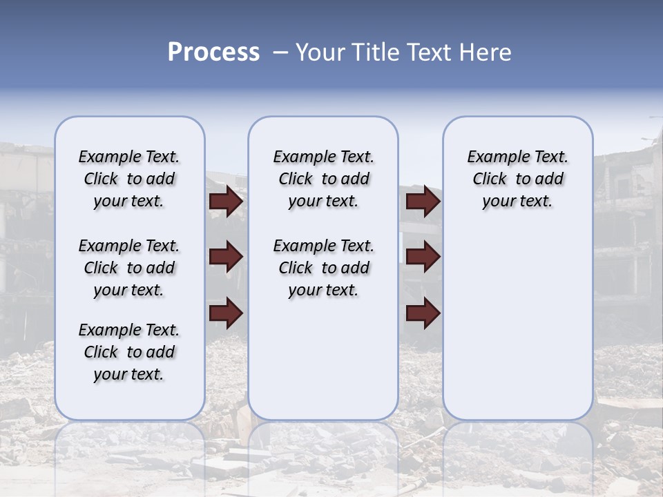 Demolish Debris Dismantling PowerPoint Template