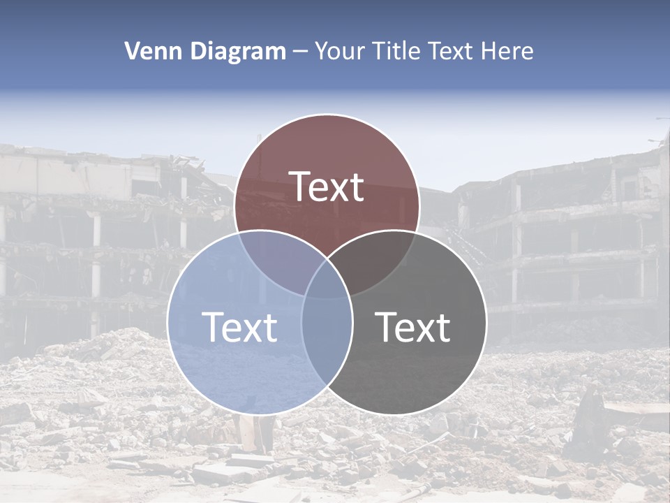 Demolish Debris Dismantling PowerPoint Template