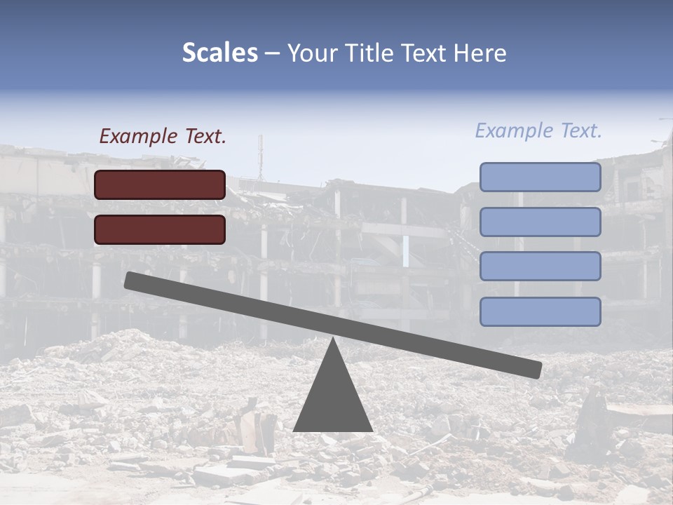 Demolish Debris Dismantling PowerPoint Template