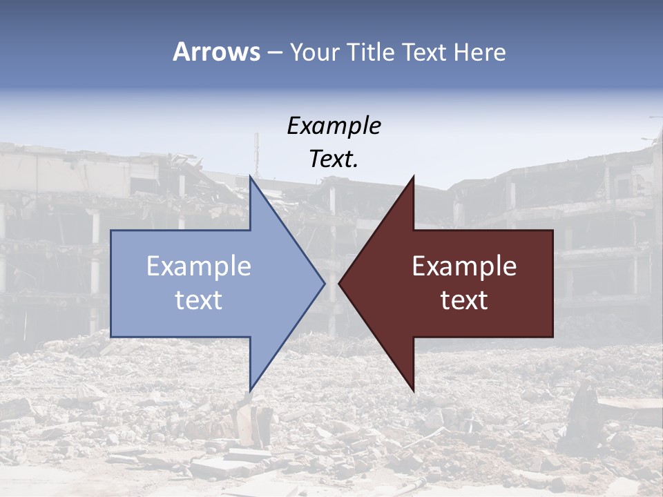 Demolish Debris Dismantling PowerPoint Template