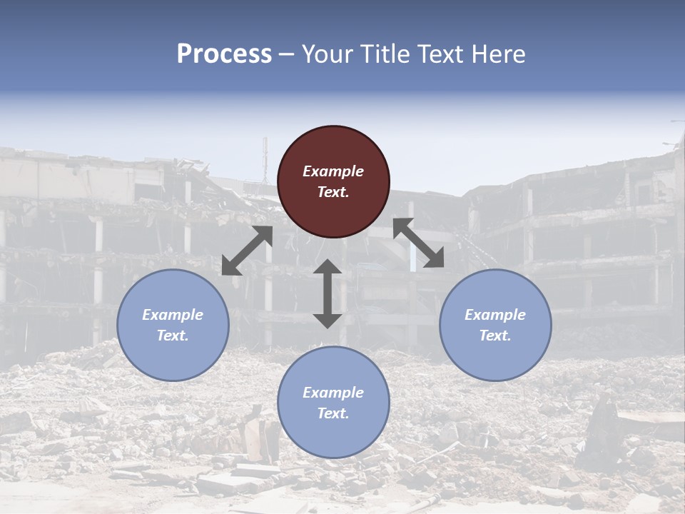 Demolish Debris Dismantling PowerPoint Template