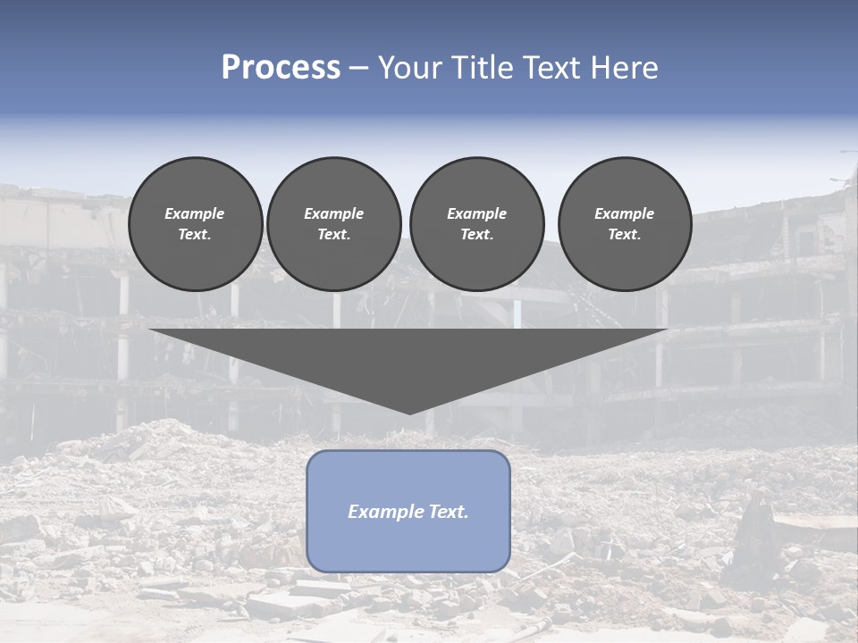 Demolish Debris Dismantling PowerPoint Template