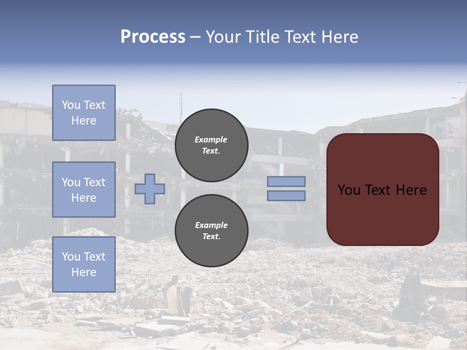 Demolish Debris Dismantling PowerPoint Template