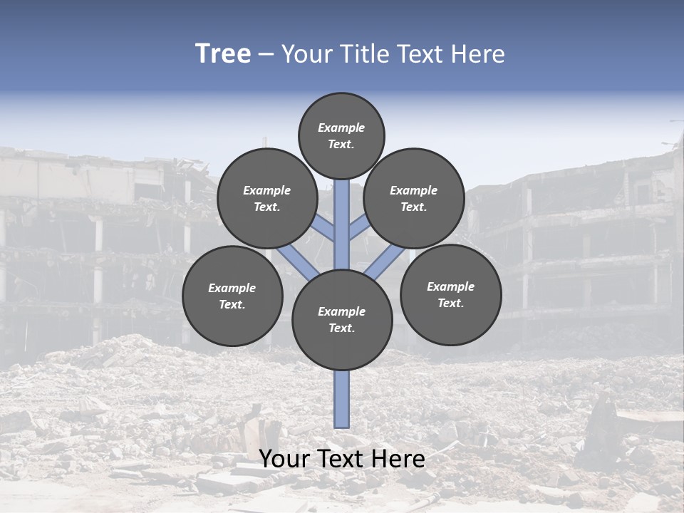 Demolish Debris Dismantling PowerPoint Template