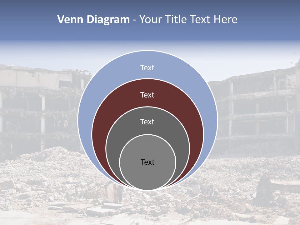 Demolish Debris Dismantling PowerPoint Template