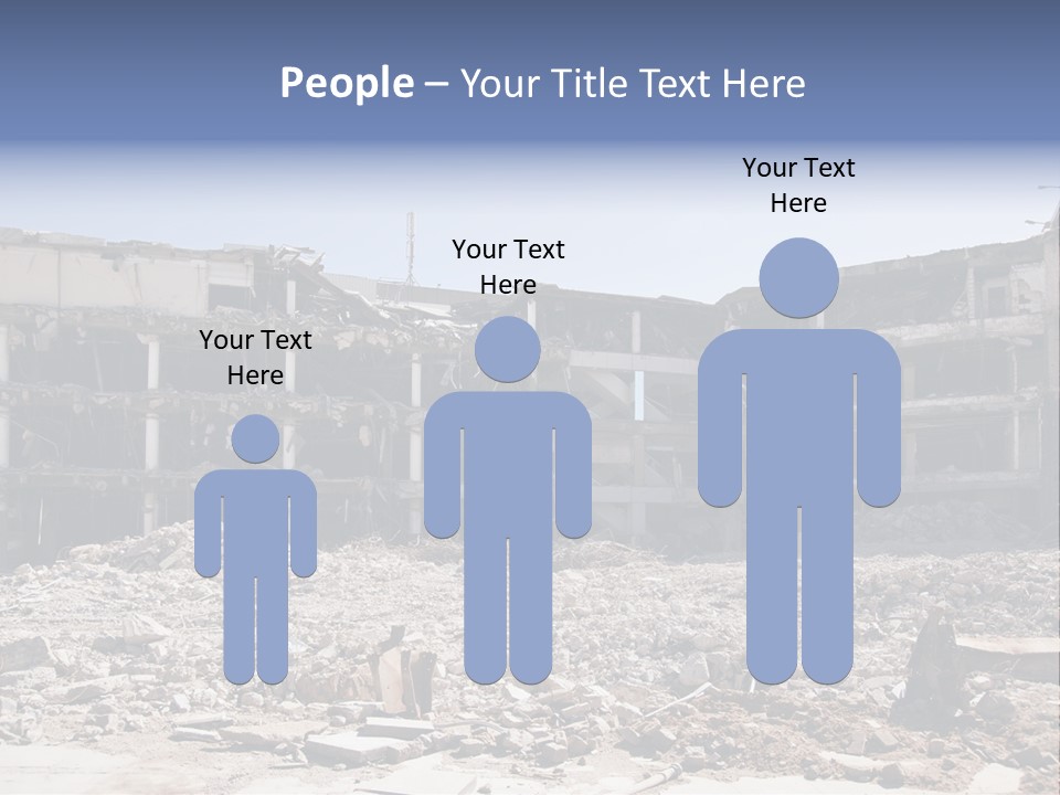 Demolish Debris Dismantling PowerPoint Template