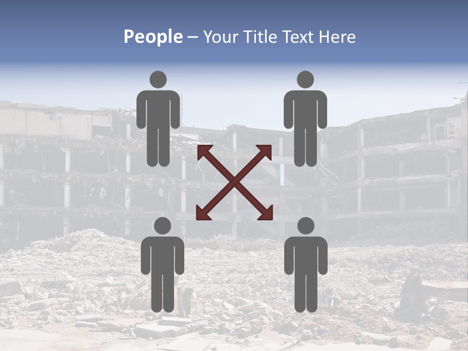 Demolish Debris Dismantling PowerPoint Template