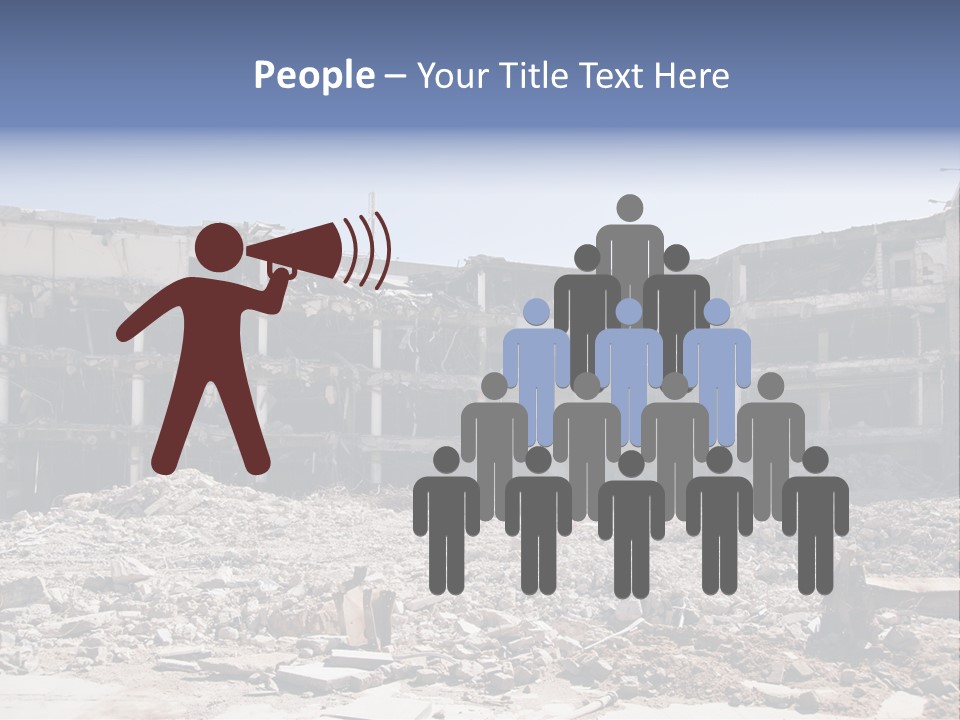 Demolish Debris Dismantling PowerPoint Template
