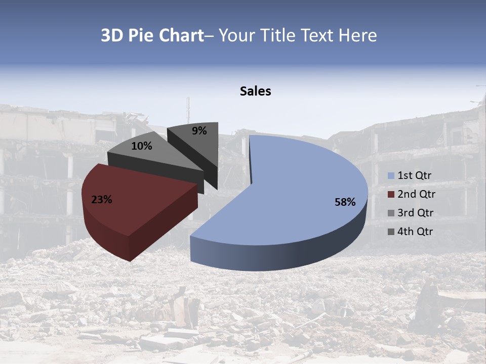 Demolish Debris Dismantling PowerPoint Template