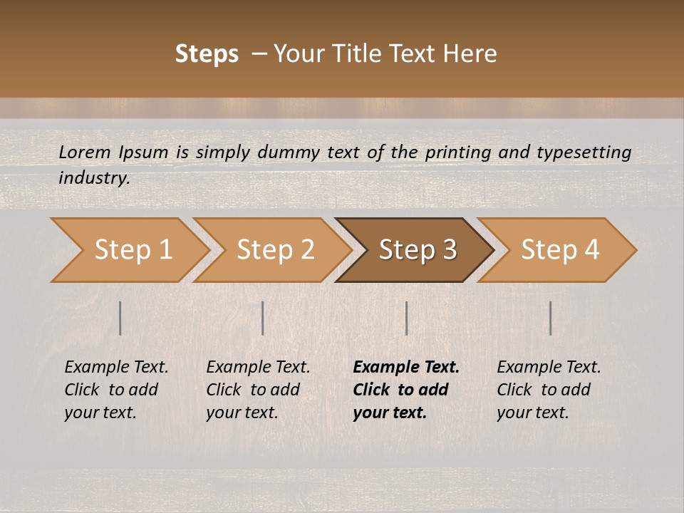 Bunch Grass Oak PowerPoint Template
