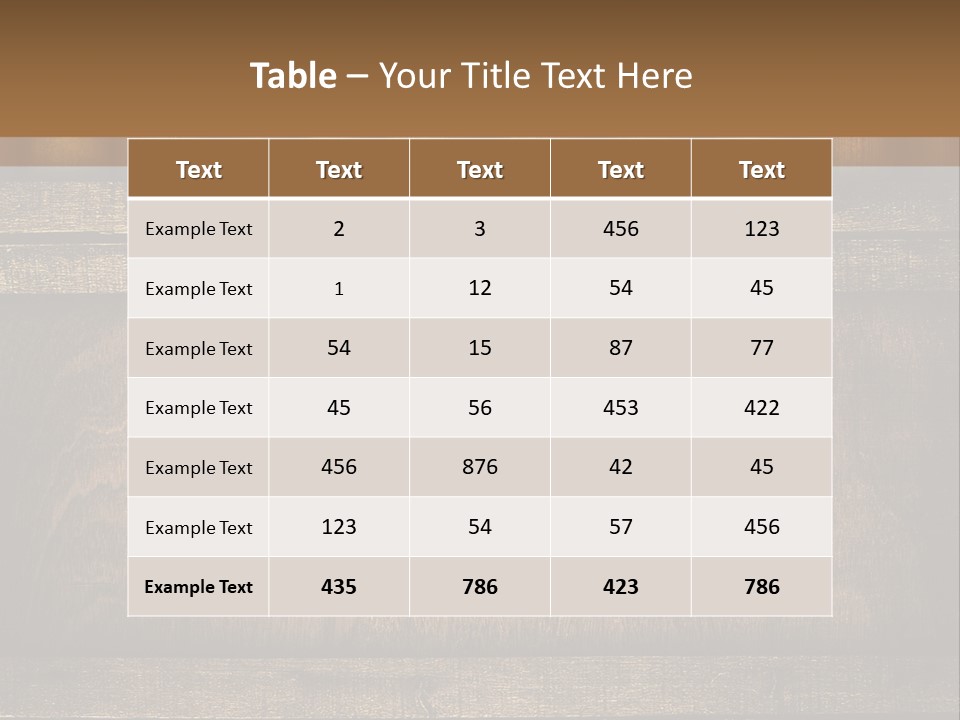 Bunch Grass Oak PowerPoint Template