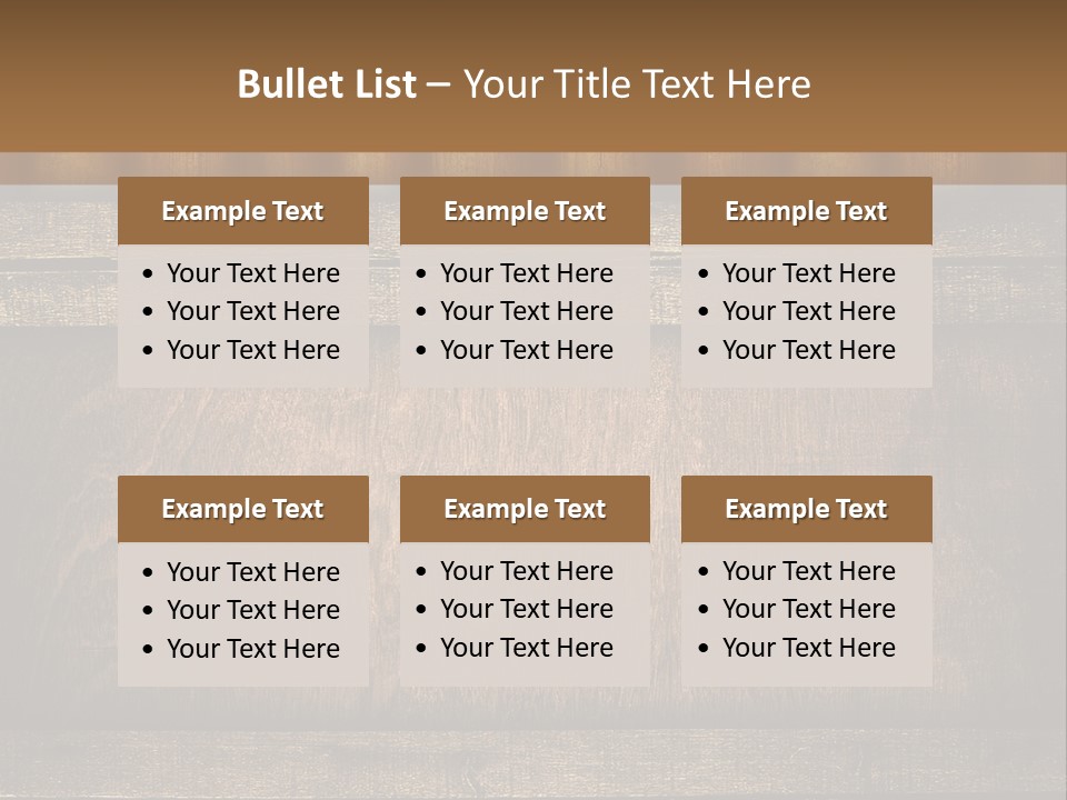 Bunch Grass Oak PowerPoint Template