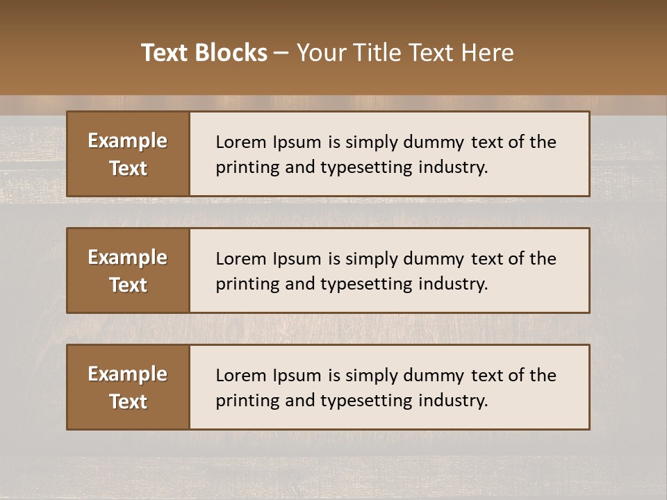 Bunch Grass Oak PowerPoint Template