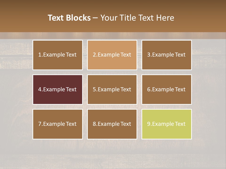 Bunch Grass Oak PowerPoint Template