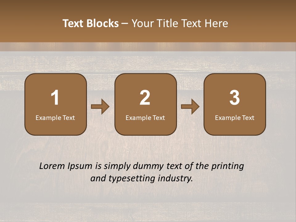 Bunch Grass Oak PowerPoint Template