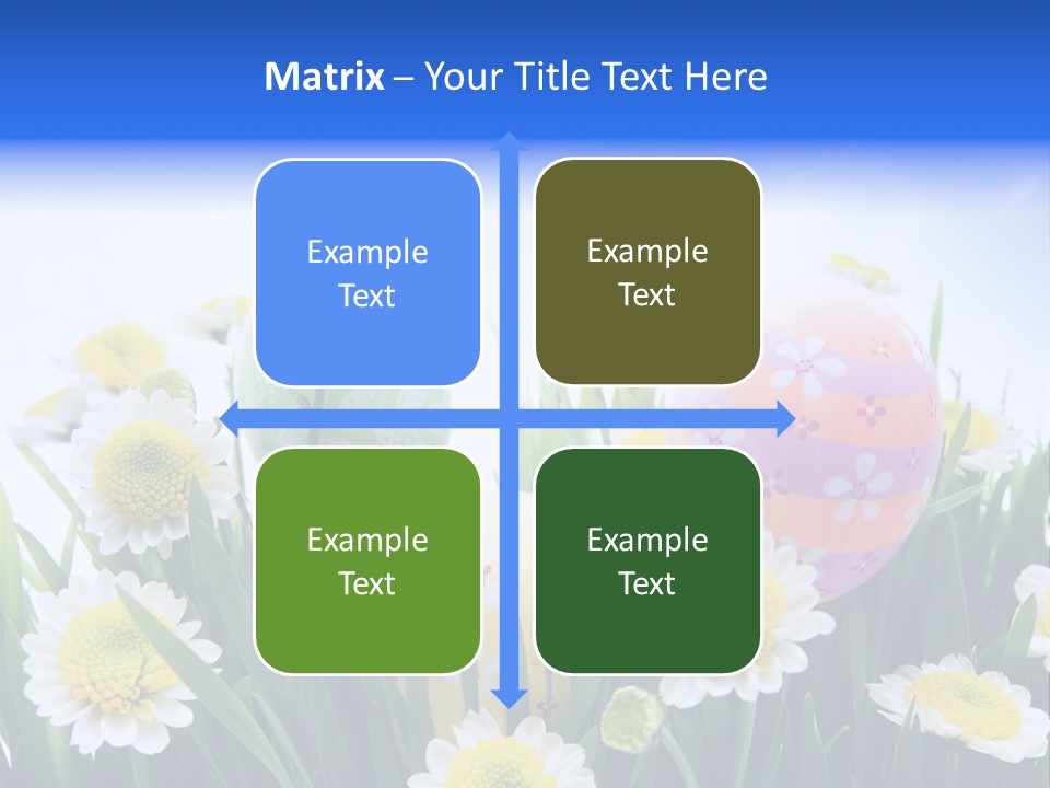 Card Easter Clear PowerPoint Template