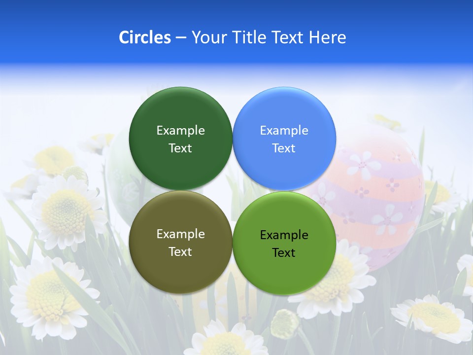 Card Easter Clear PowerPoint Template