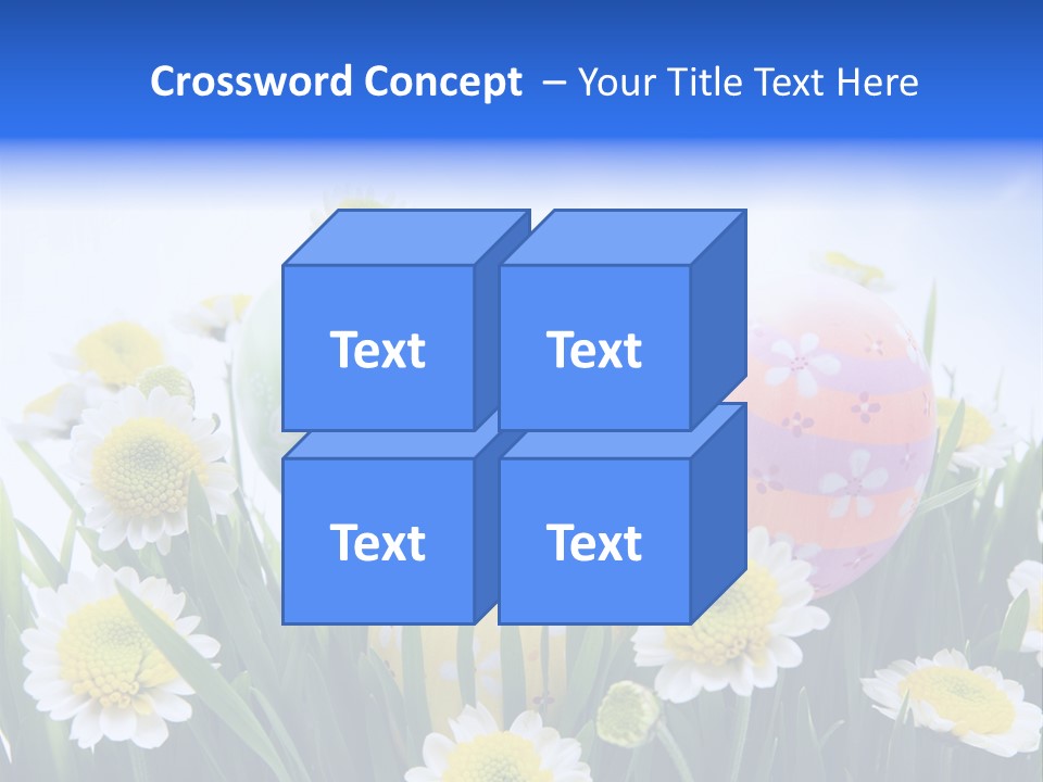 Card Easter Clear PowerPoint Template