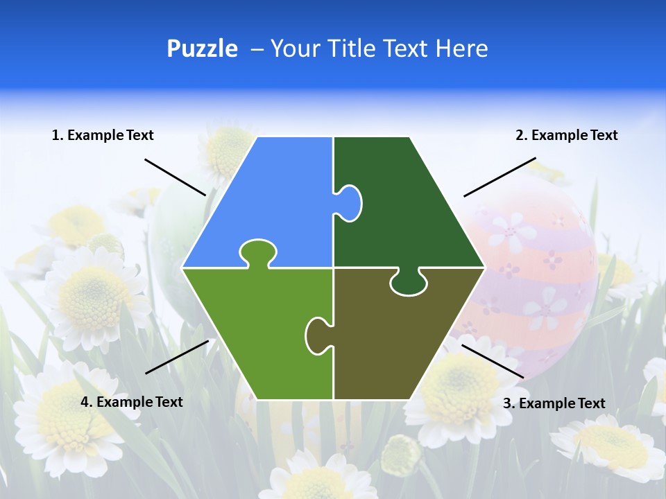 Card Easter Clear PowerPoint Template