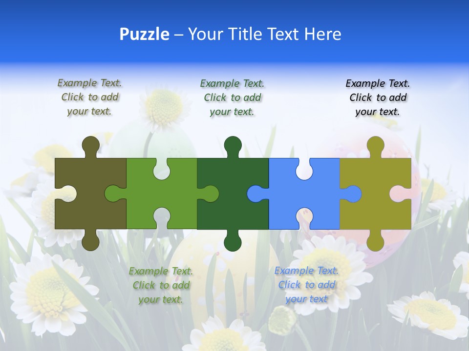 Card Easter Clear PowerPoint Template