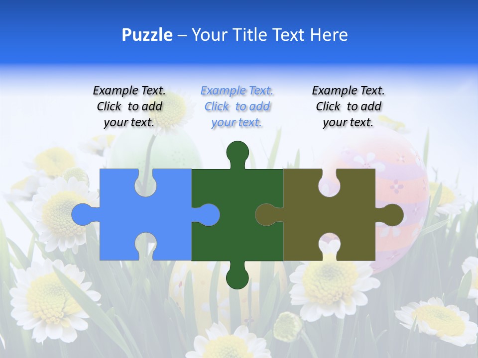 Card Easter Clear PowerPoint Template