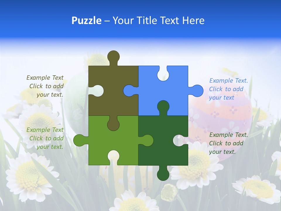 Card Easter Clear PowerPoint Template