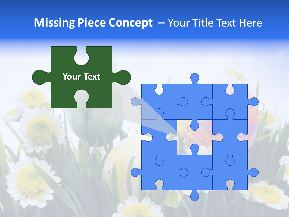 Card Easter Clear PowerPoint Template