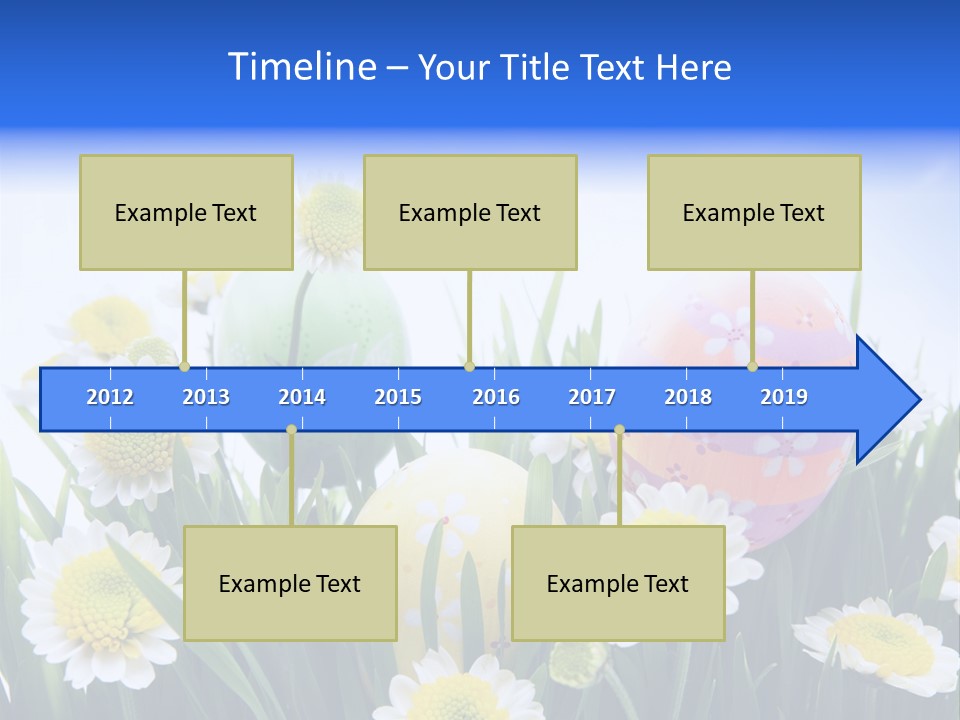 Card Easter Clear PowerPoint Template