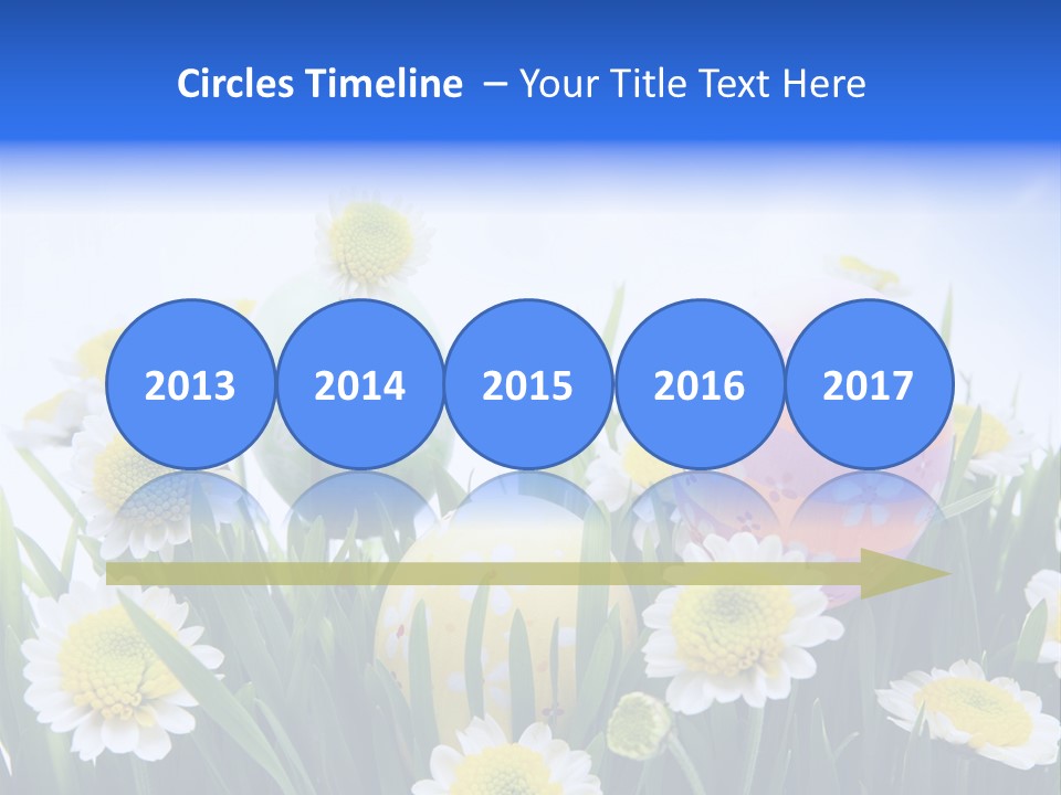 Card Easter Clear PowerPoint Template