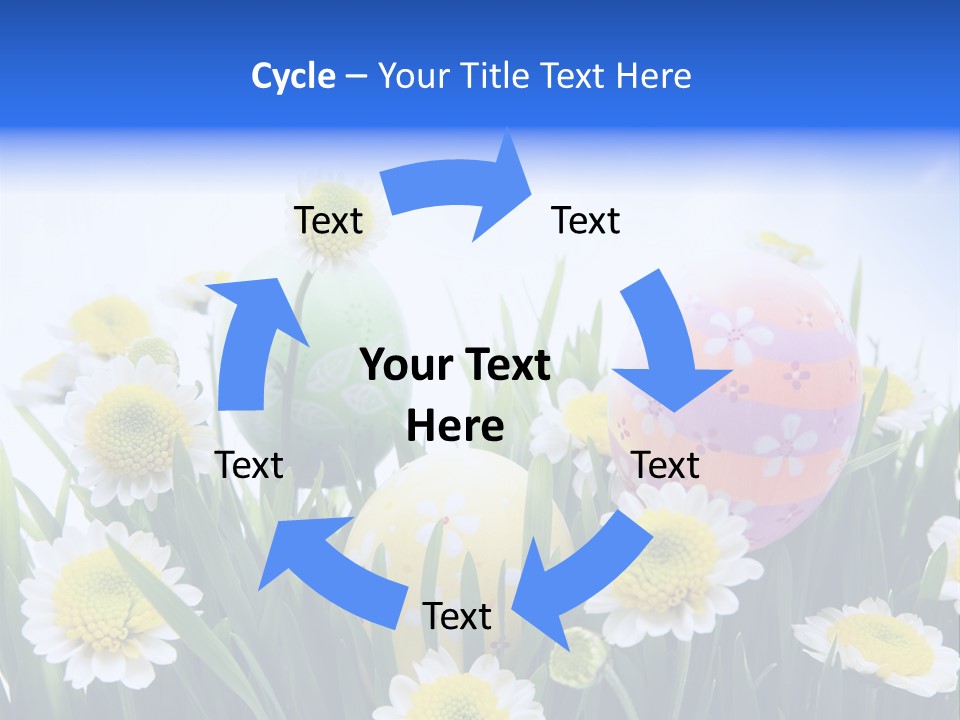 Card Easter Clear PowerPoint Template