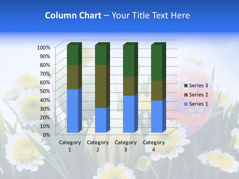 Card Easter Clear PowerPoint Template
