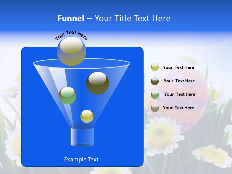 Card Easter Clear PowerPoint Template