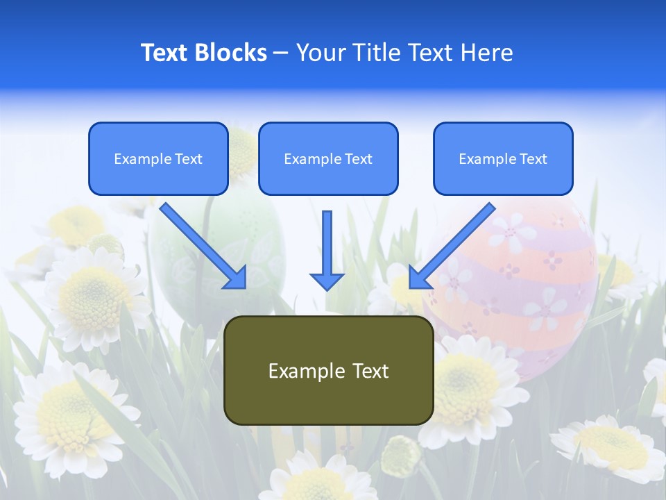 Card Easter Clear PowerPoint Template