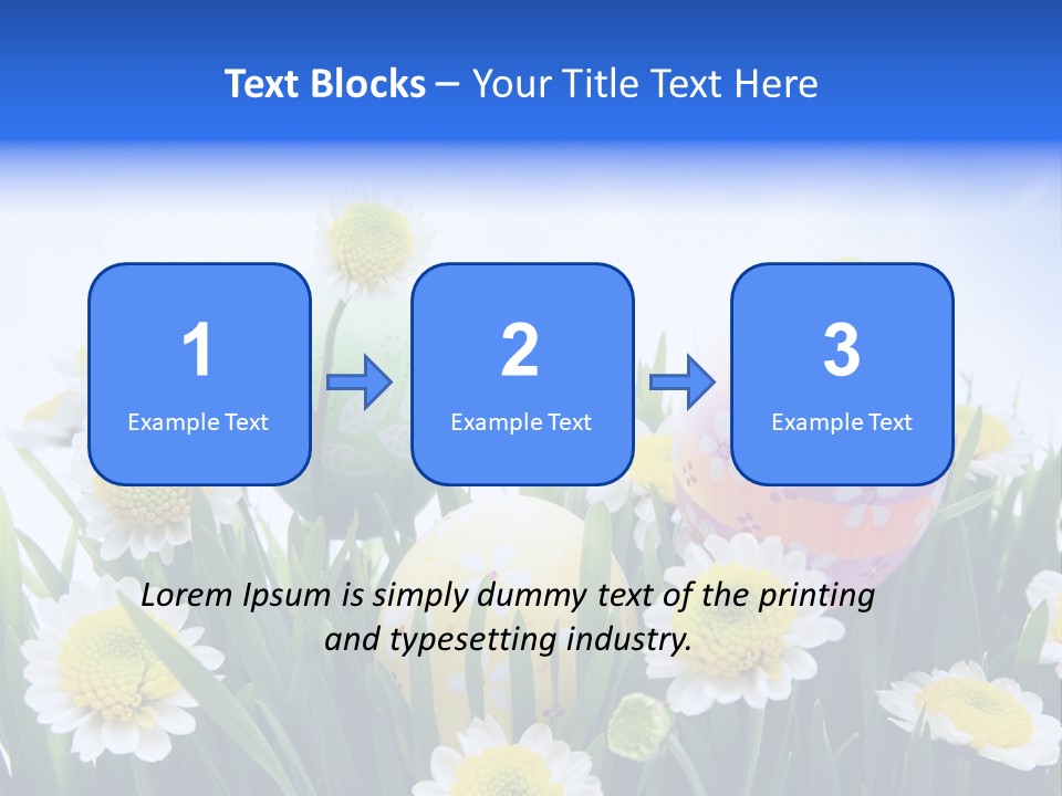 Card Easter Clear PowerPoint Template