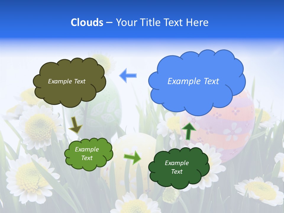 Card Easter Clear PowerPoint Template