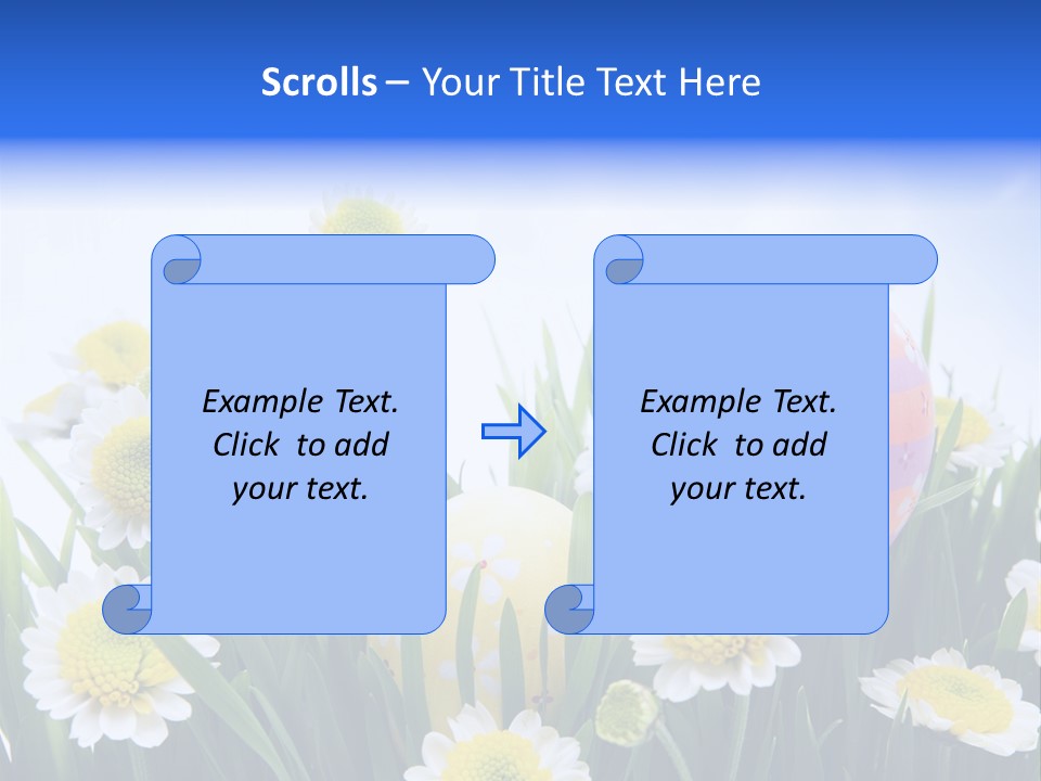 Card Easter Clear PowerPoint Template