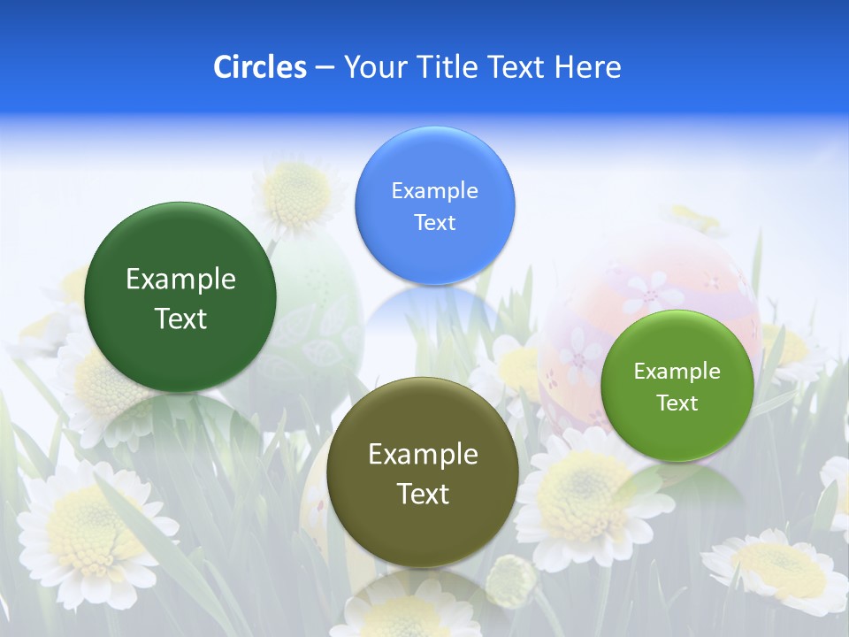 Card Easter Clear PowerPoint Template