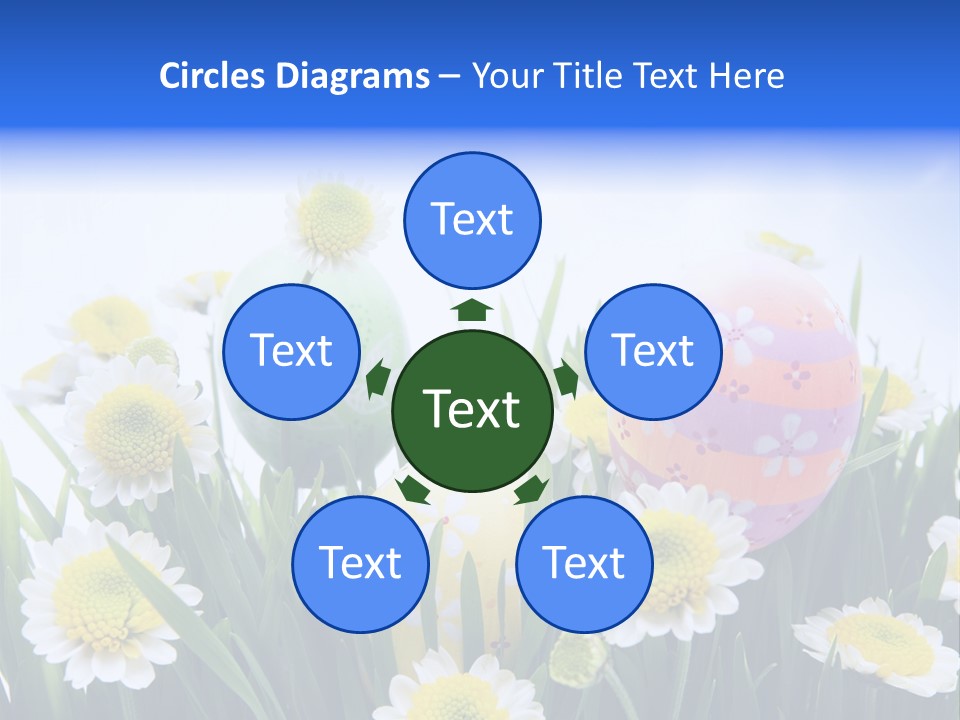 Card Easter Clear PowerPoint Template