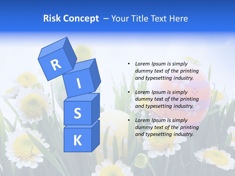 Card Easter Clear PowerPoint Template