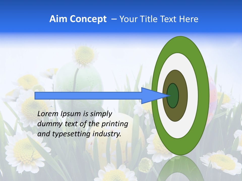 Card Easter Clear PowerPoint Template